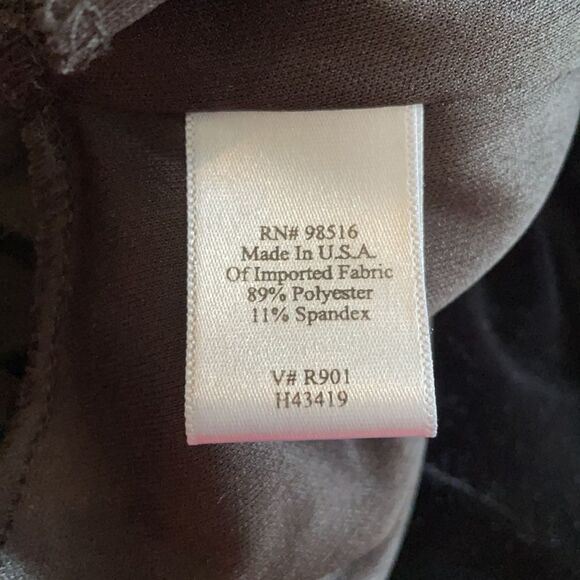 Coldwater Creek p6 Black Velvet Dress - Picture 7 of 7